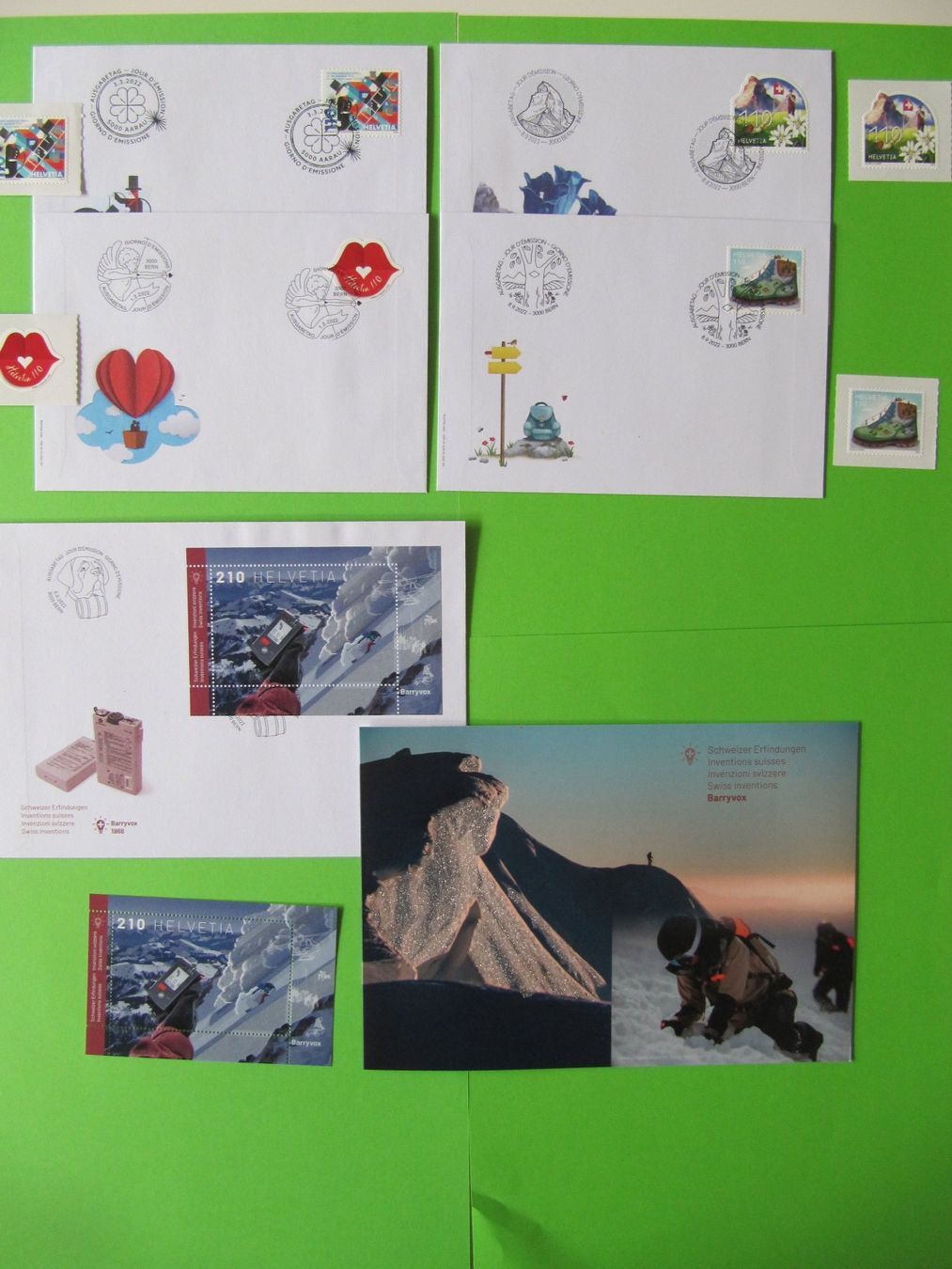 Tutti i francobolli: Diverse FDC Schweiz 2022  und Postfrisch #22512 – Nuovo (secondo la descrizione) da Basel venduto da Ruben2210