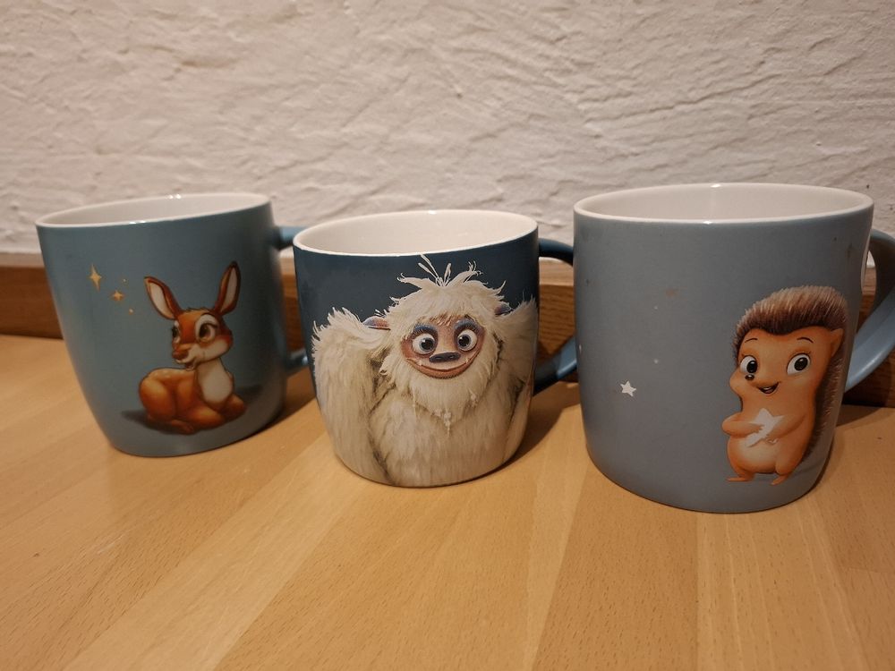 3x Tassen mit Tiermotiven - Ideal für die Winterzeit! (Gebraucht) in ...