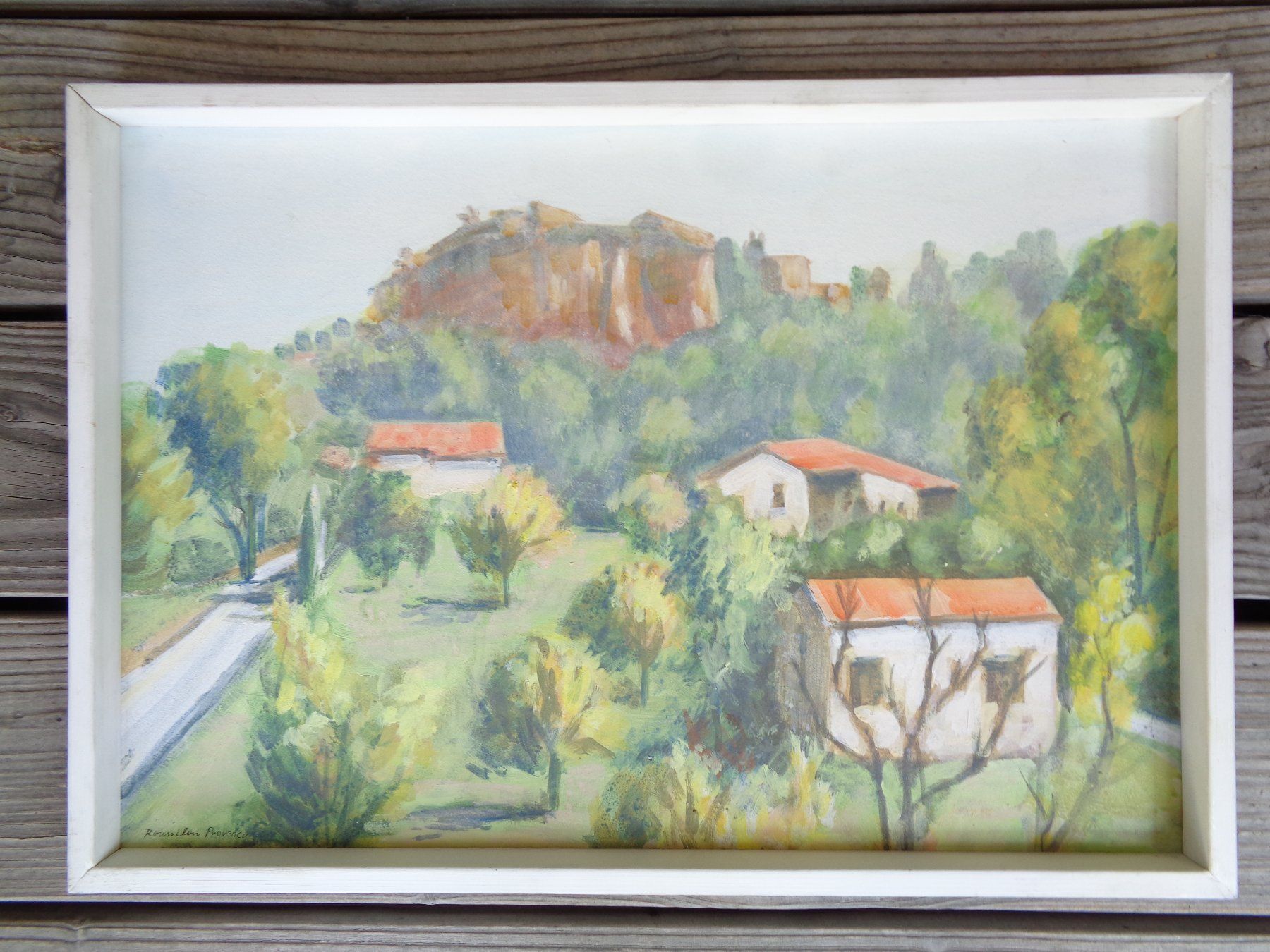 Tableaux: GEMÄLDE ROUSSILLON PROVENCE FRANKREICH – D'occasion à Henggart par Pascha22 3