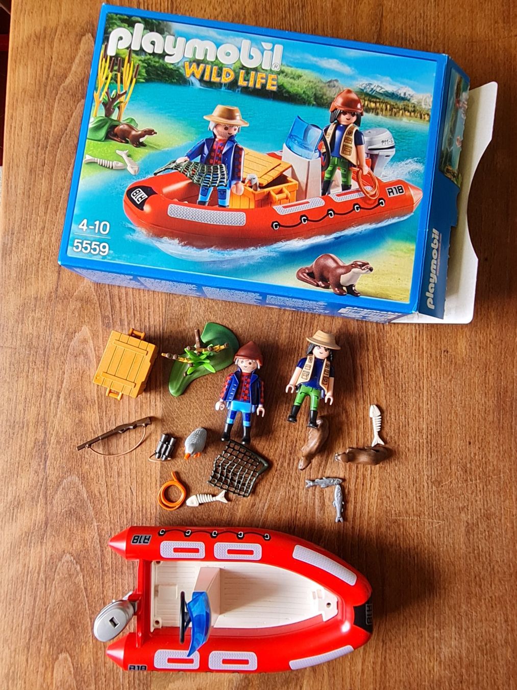 Playmobil Giocattoli: Playmobil 5559, Schlauchboot mit Wilderern – Usato da Zürich venduto da chralo 2