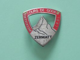 Abzeichen Ski Zermatt VS Wedelkurs / Cours de Godille 1987