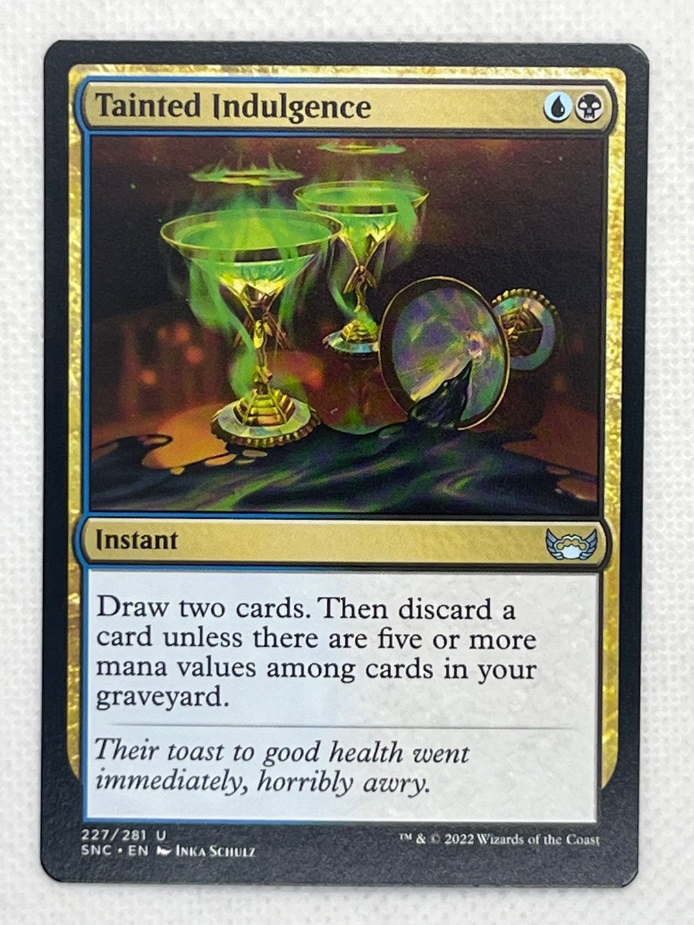 Magic The Gathering Carte collezionabili: Magic: The Gathering - Tainted Indulgence - Selten! – Usato da Hinterkappelen venduto da Kim1992