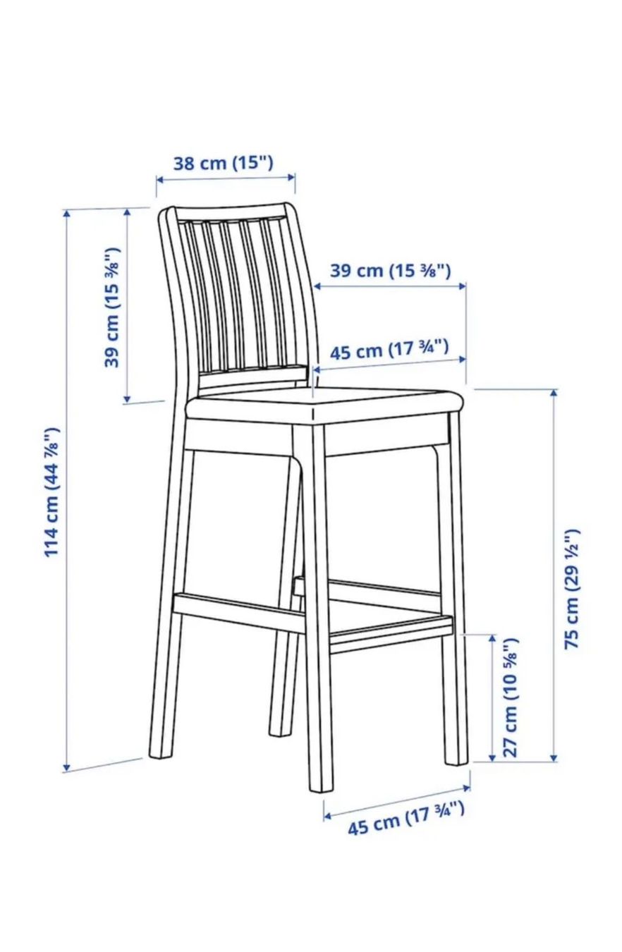 Ikea Hocker: 2x Barhocker IKEA EKEDALEN – Gebraucht aus Goldach von nim_sai 2
