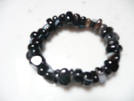 Armband Naturstein Onyx