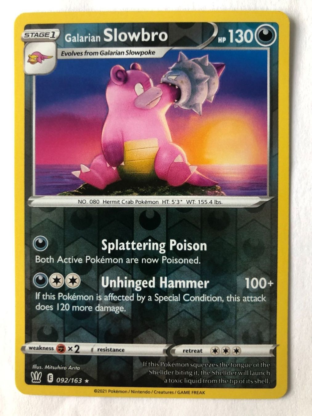 Pokémon Sammelbilder & Trading cards: Galarian Slowbro - Reverse Holo - TCG – Neu (gemäss Beschreibung) aus Nussbaumen AG von Pika-Shop