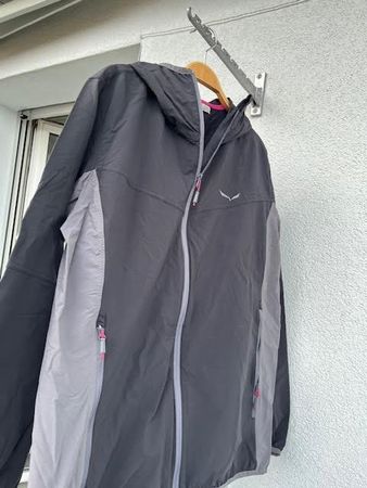 Salewa Damen-Velojacke, XL/XXL, schwarz/grau