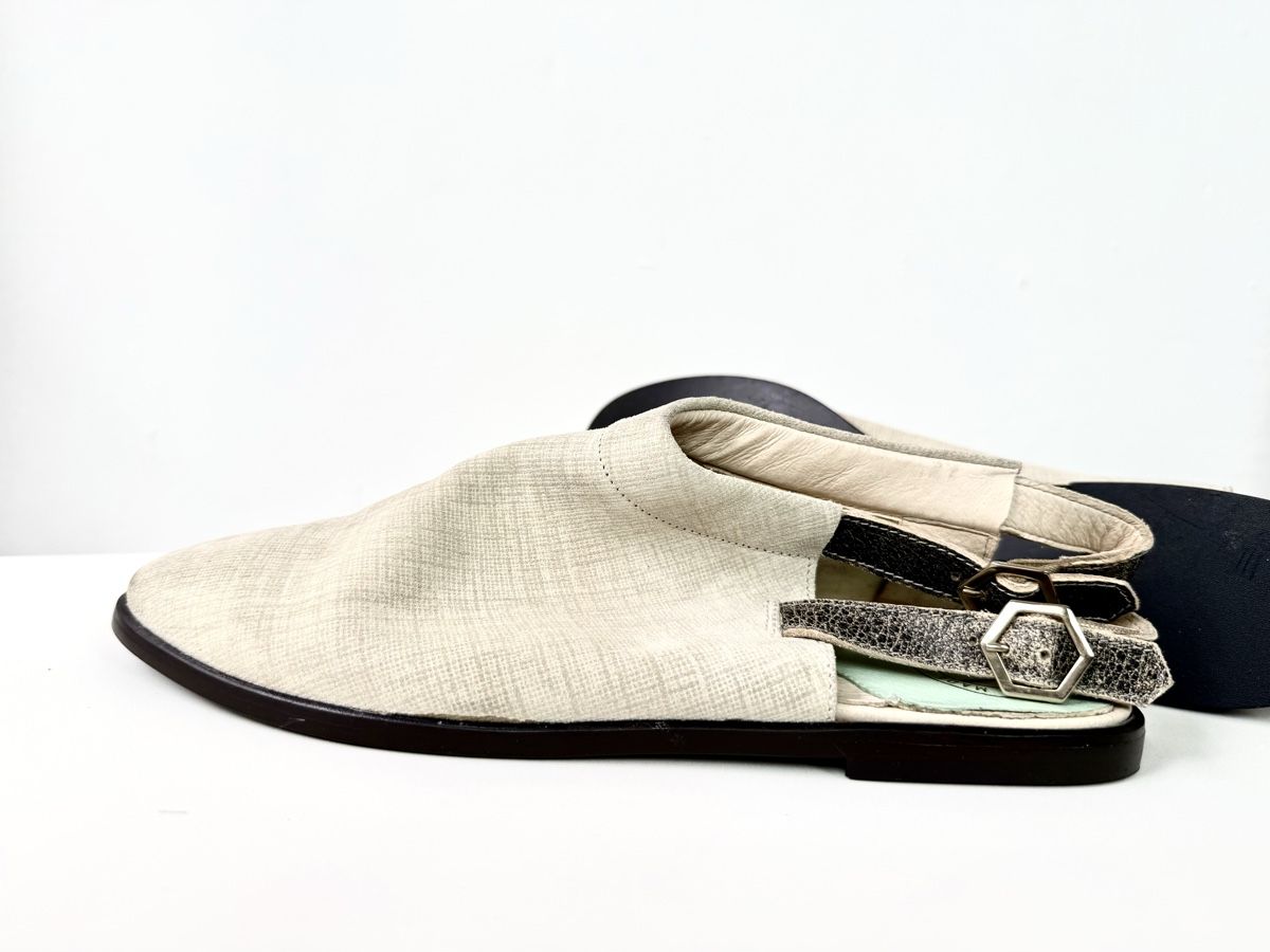 Scarpe da donna: Beige Slingback-Sandalen mit Riemchen Gr.39 – Nuovo (secondo la descrizione) da Basel venduto da A-Z-B