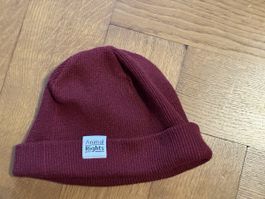Warme Winter Mütze von Animal Rights, bordeaux rot!