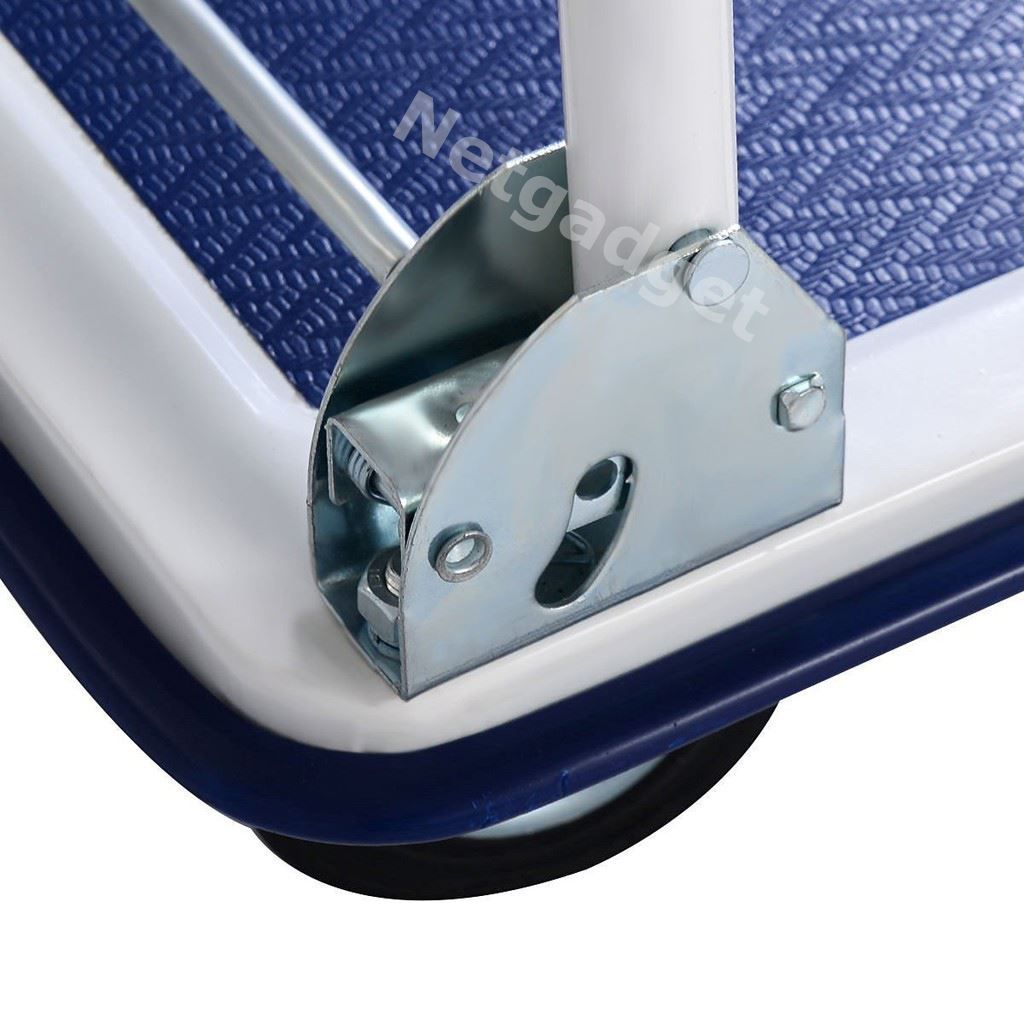 Carrelli di trasporto: Blauer Plattformwagen - Trolley 150Kg – Nuovo e nell'imballaggio originale da Yverdon-les-Bains venduto da Netgadget 7