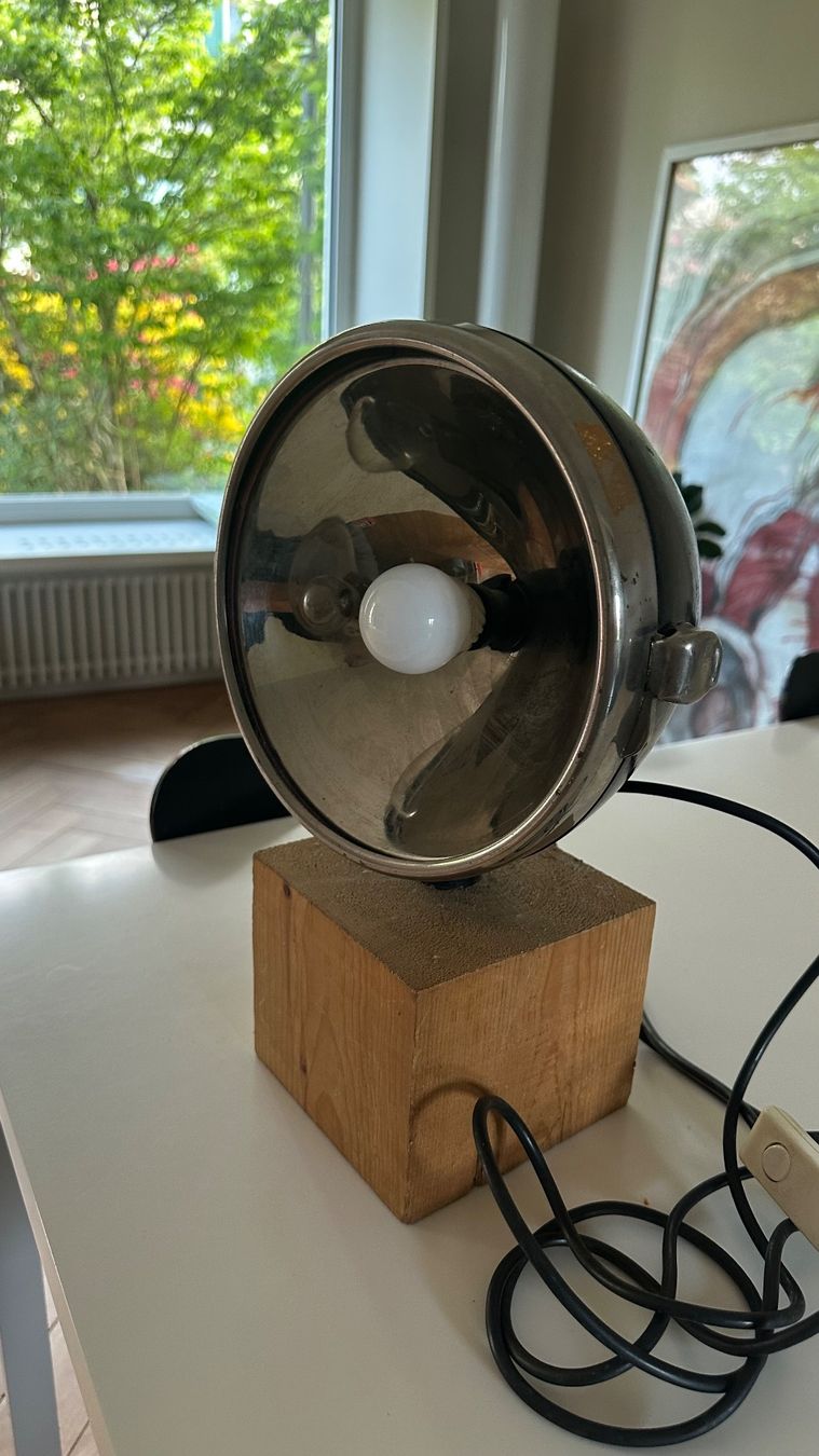 Lampade: Vintage Decko-Lampe (Oldtimer-Scheinwerfer) – Usato da Bern venduto da LukasL 1