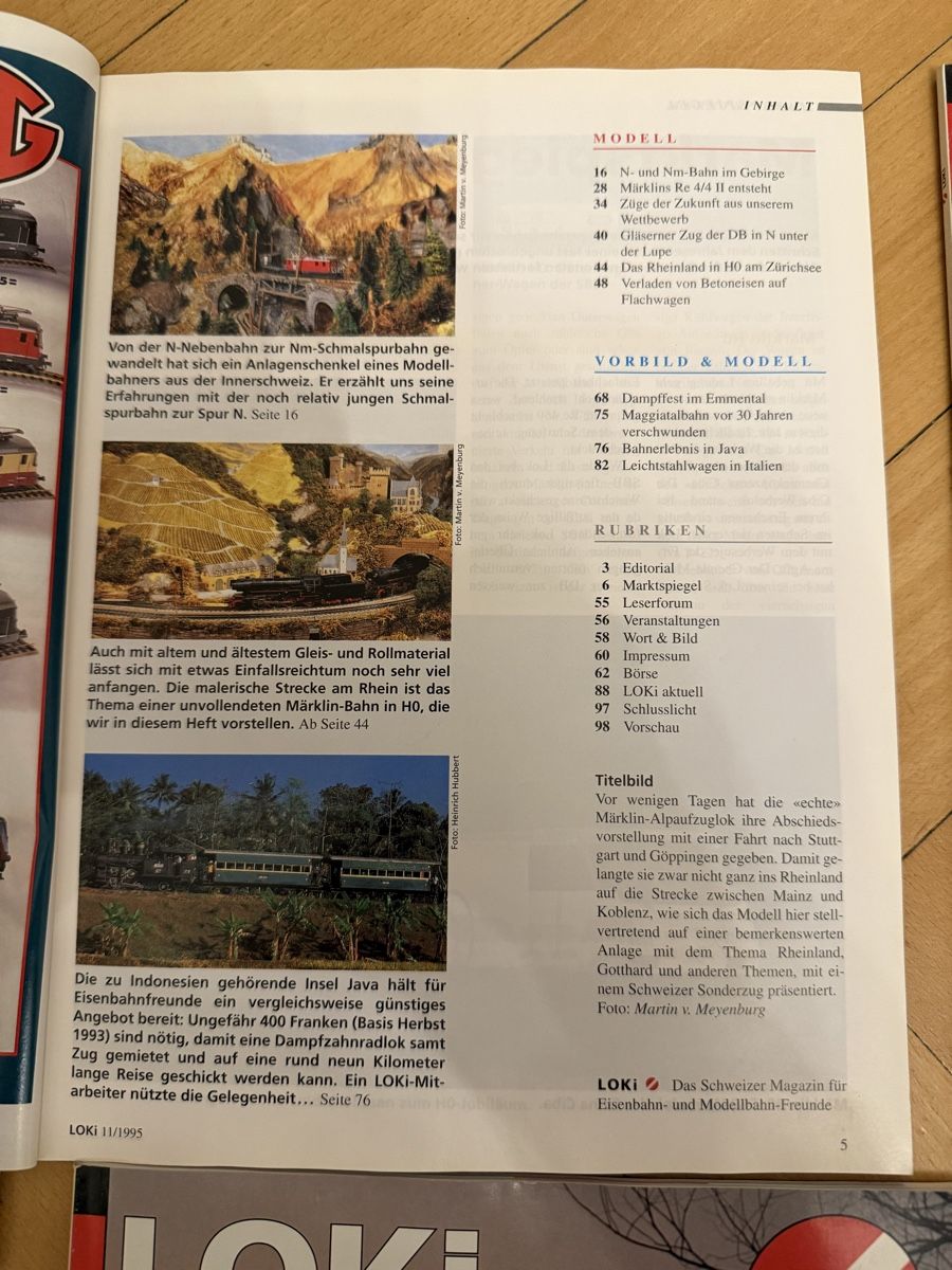 Riviste & Magazine: 7 verschiedene Eisenbahn Revues – Usato da Biel/Bienne venduto da fxgindrat82 3