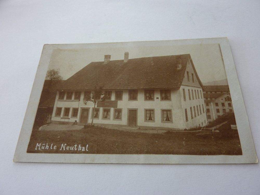 2 ver. uralte Ansichtskarten : Neuthal , Bäckerei 1912 (Gebraucht) in