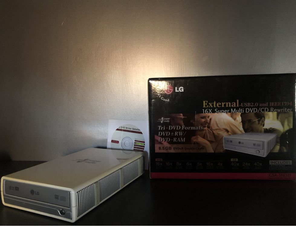 LG external Super Multi DVD/CD ReWriter GSA-5163D + Rohlinge (Gebraucht ...