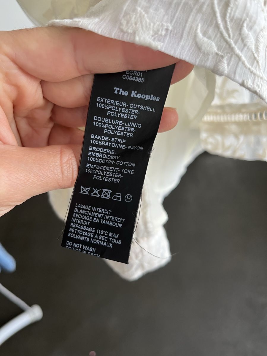 Kooples Tops: The Kooples Ecru Summer Top – Neuf (Voir description) à Colombier NE par Rain.. 2