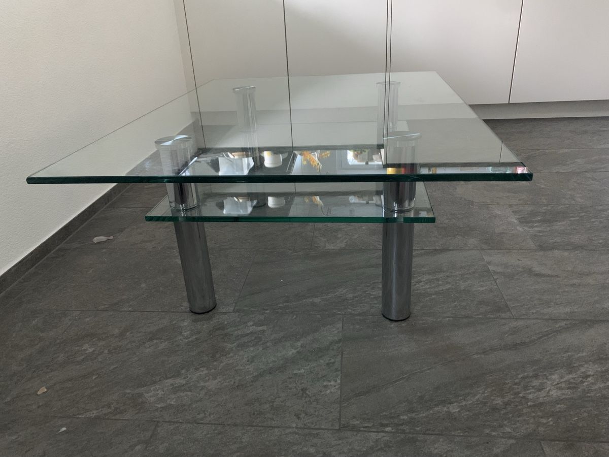 Tische: Alter Glastisch  – Gebraucht aus Esslingen von Gargamel011 2