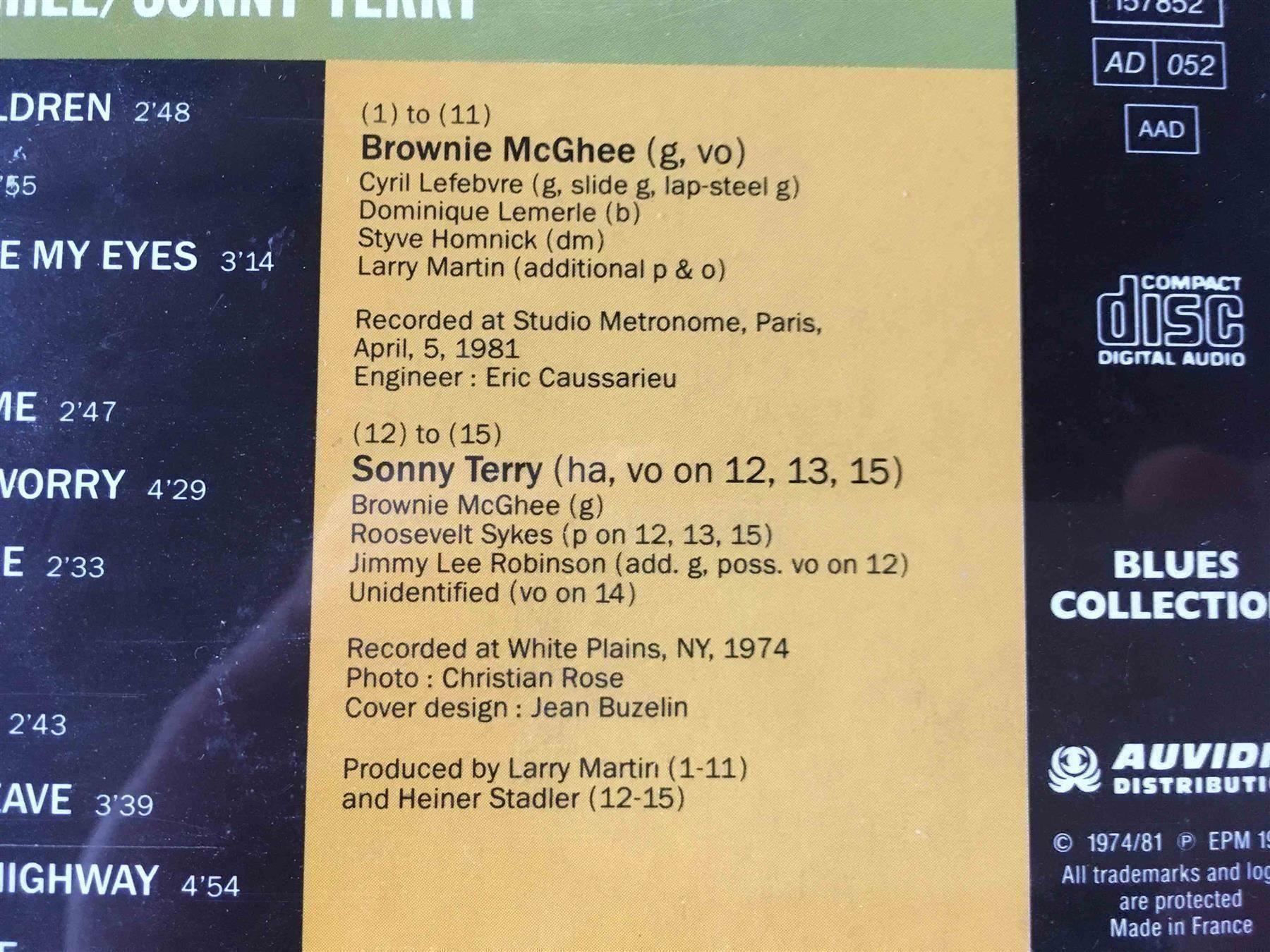 Musicassette: Sonny Terry & Brownie McGhee Jump... – Usato da Luzern venduto da Needful_Things 2