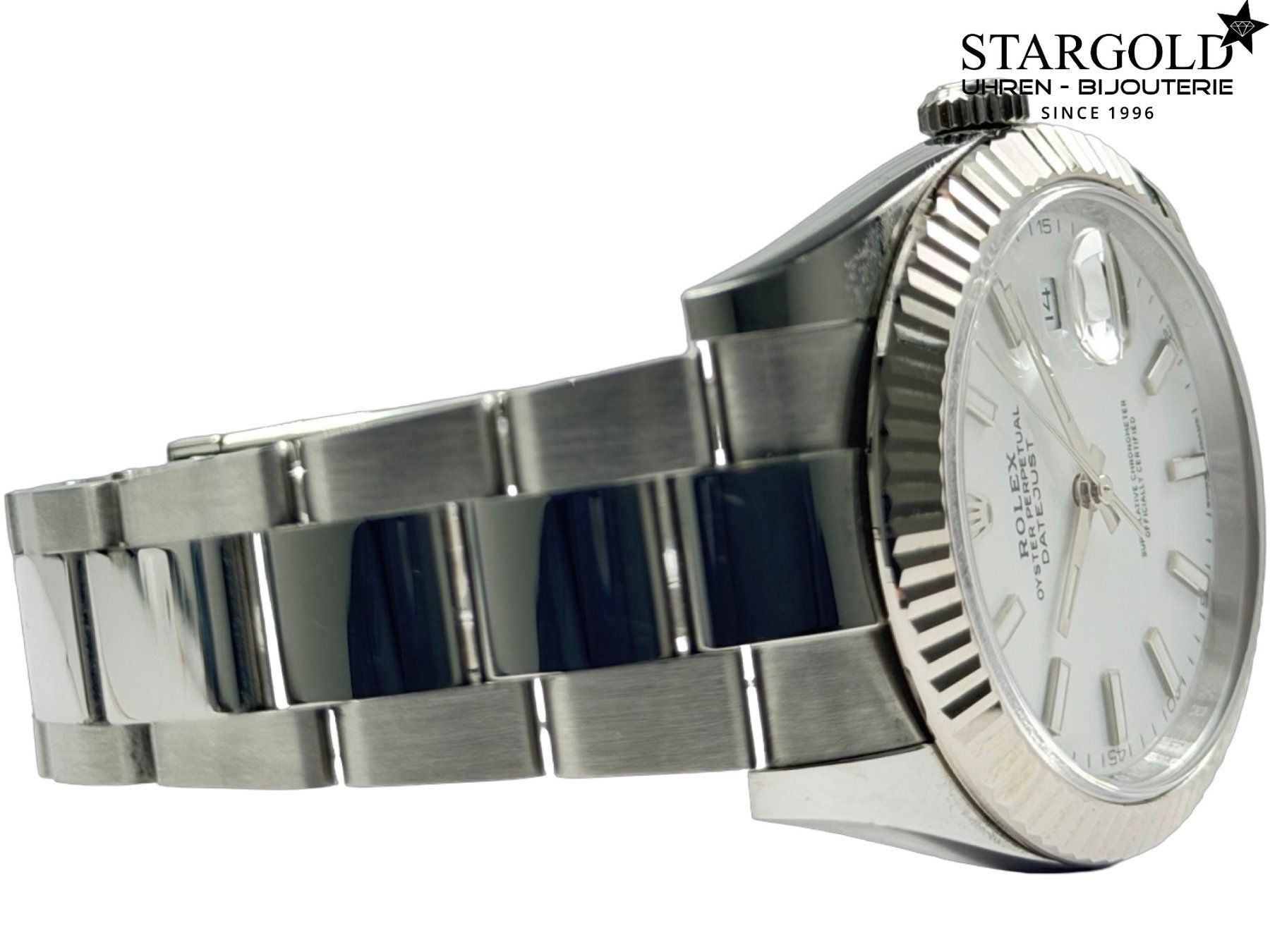 Rolex Uhren: Rolex Datejust 41 weiss - 126334 – Gebraucht aus Zürich von Stargold-Uhren 4