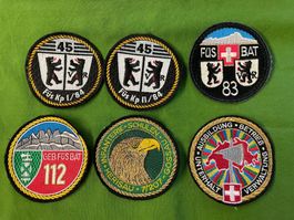1 Lot alte Badge der CH-Armée, Appenzell