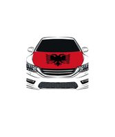 Auto Albanien Flagge Motorhaube Neu!