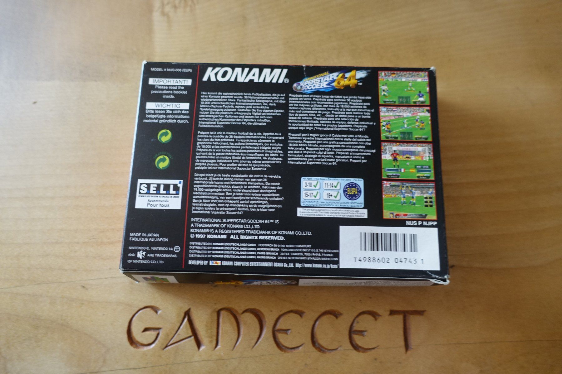 Nintendo Giochi: International Superstar Soccer 64 – Usato da Steinach venduto da Gamecet 5