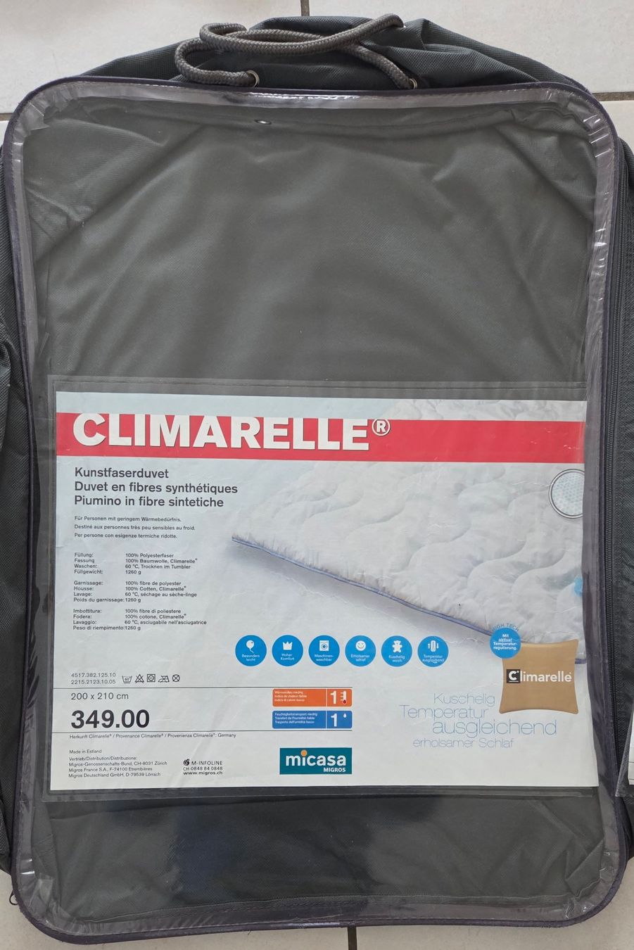 Micasa Decken: Duvet Kunstfaser 200 x 210 cm Micasa – Gebraucht aus Konolfingen von Chonu 3