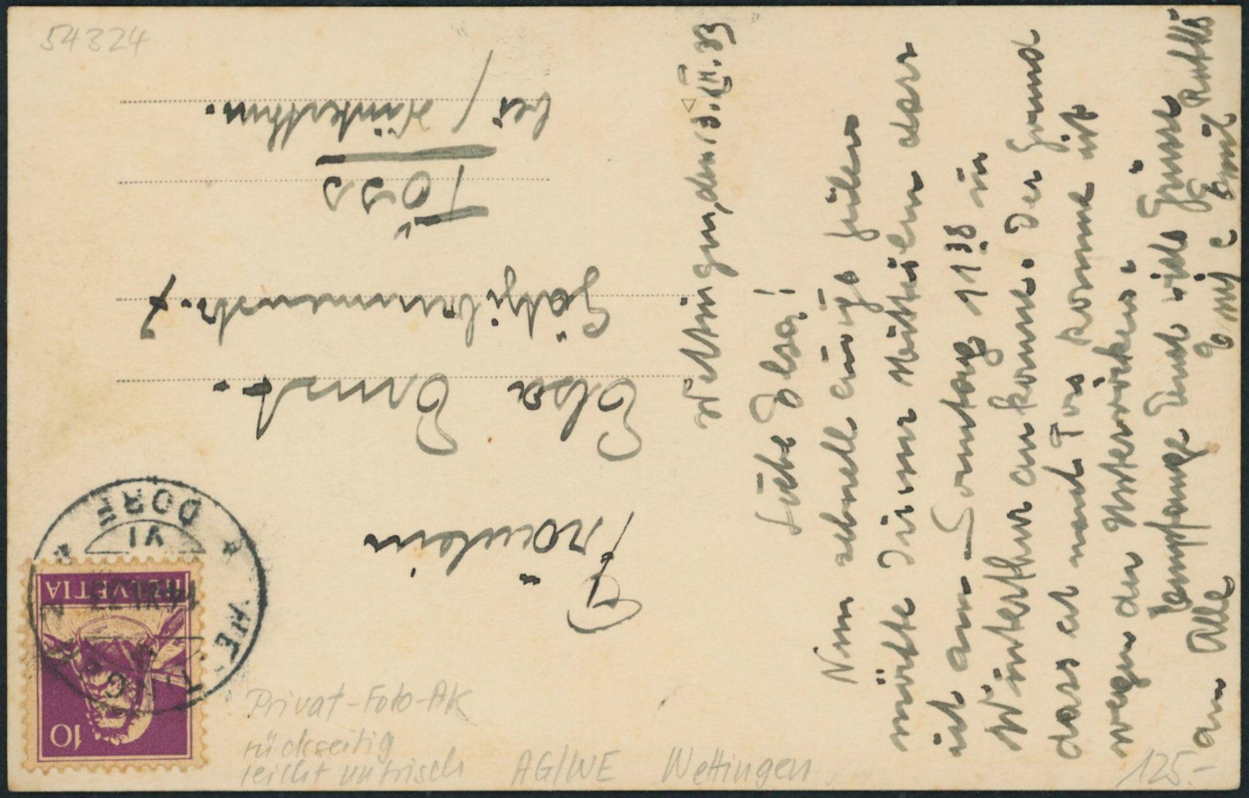 Cartes postales: AG Wettingen – D'occasion à Schindellegi par Jonathan77 1