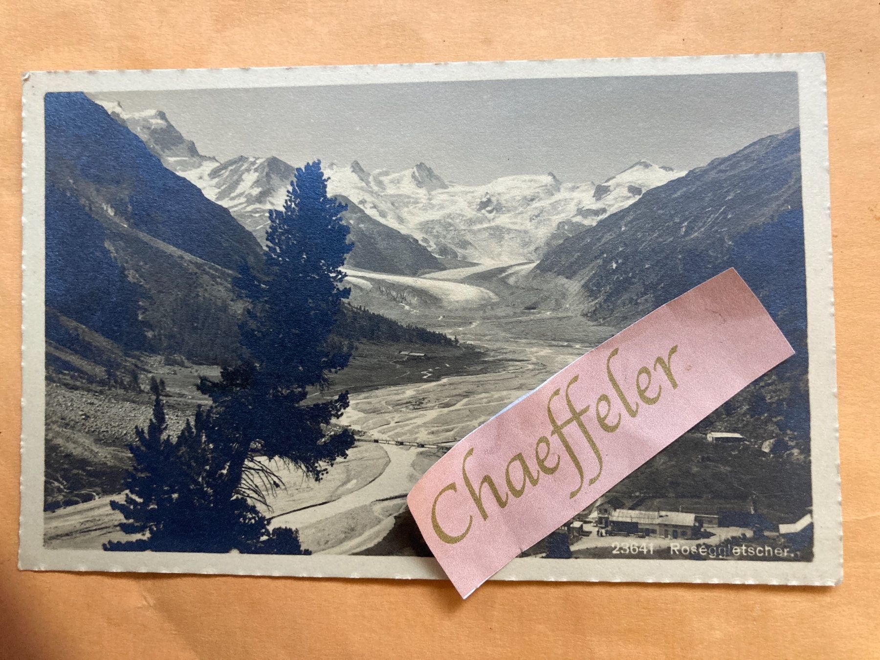 Cartoline postali: Roseggletscher – Usato da Zürich venduto da Chaeffeler
