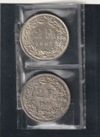 2 x 2 Franken 1946 und 1967