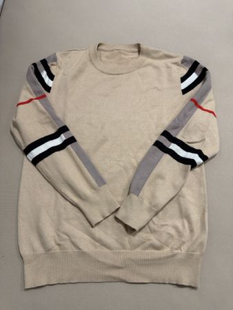 Burberry Pullover beige mit Streifenmuster Grösse S