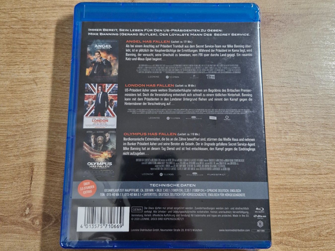 Alle DVDs: Angel has fallen / London has fallen / Oylmpus has fallen – Neu und originalverpackt aus Pfungen von Whitie 1
