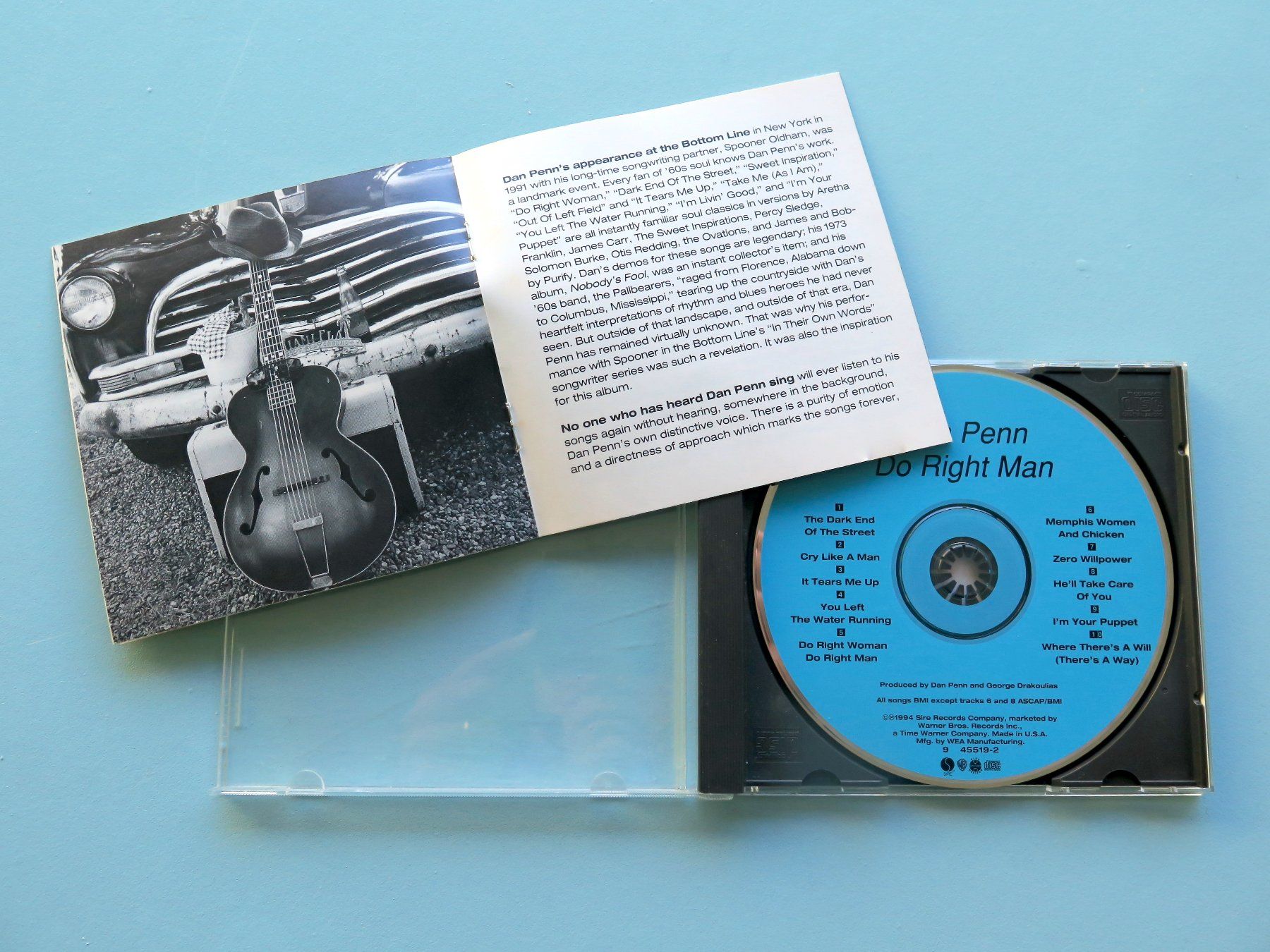 CD: (p) CD DAN PENN: Do right man, 1994 – Usato da Bern venduto da Balzamico 2