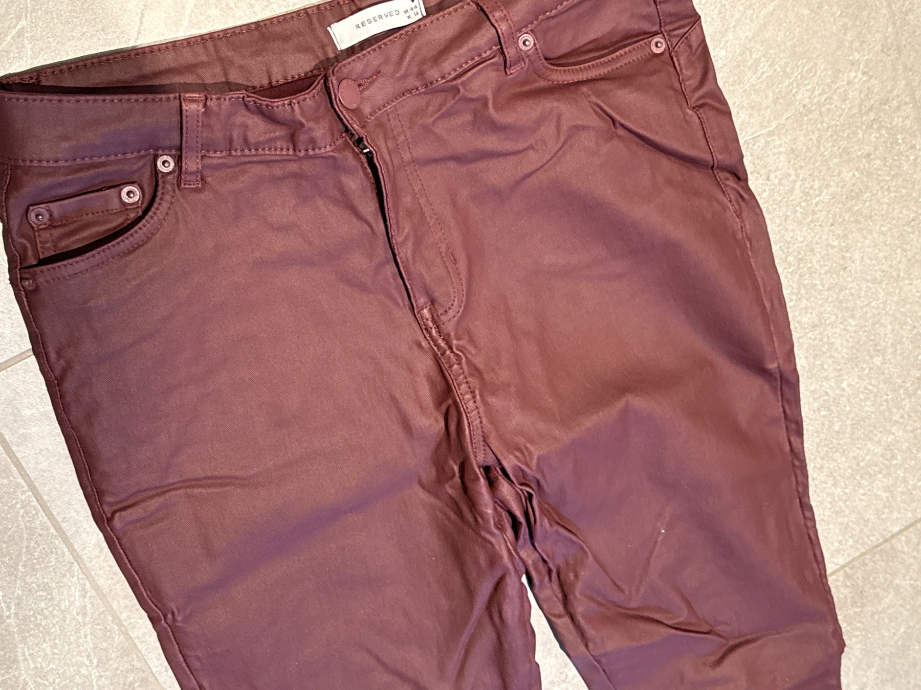 Hosen: Damen Hose Stretch Größe 44- feiner Lederlook – Gebraucht aus Amriswil von used2use 1
