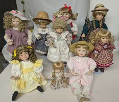 Vintage Porzelan-Puppen