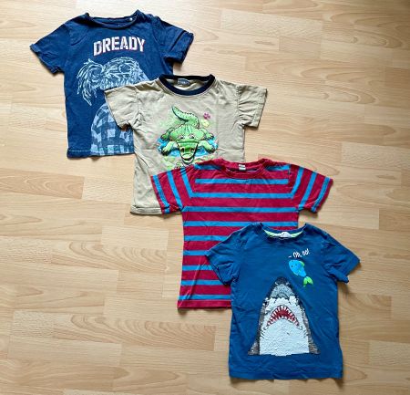 Set aus 4 T-Shirts für Jungs, Gr. 110-116