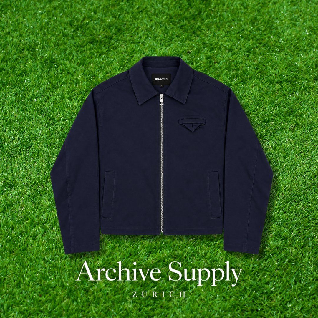 Jacken: NOVAMEN Navy Zip Workwear Jacket – Gebraucht aus Zürich von geoff_resell