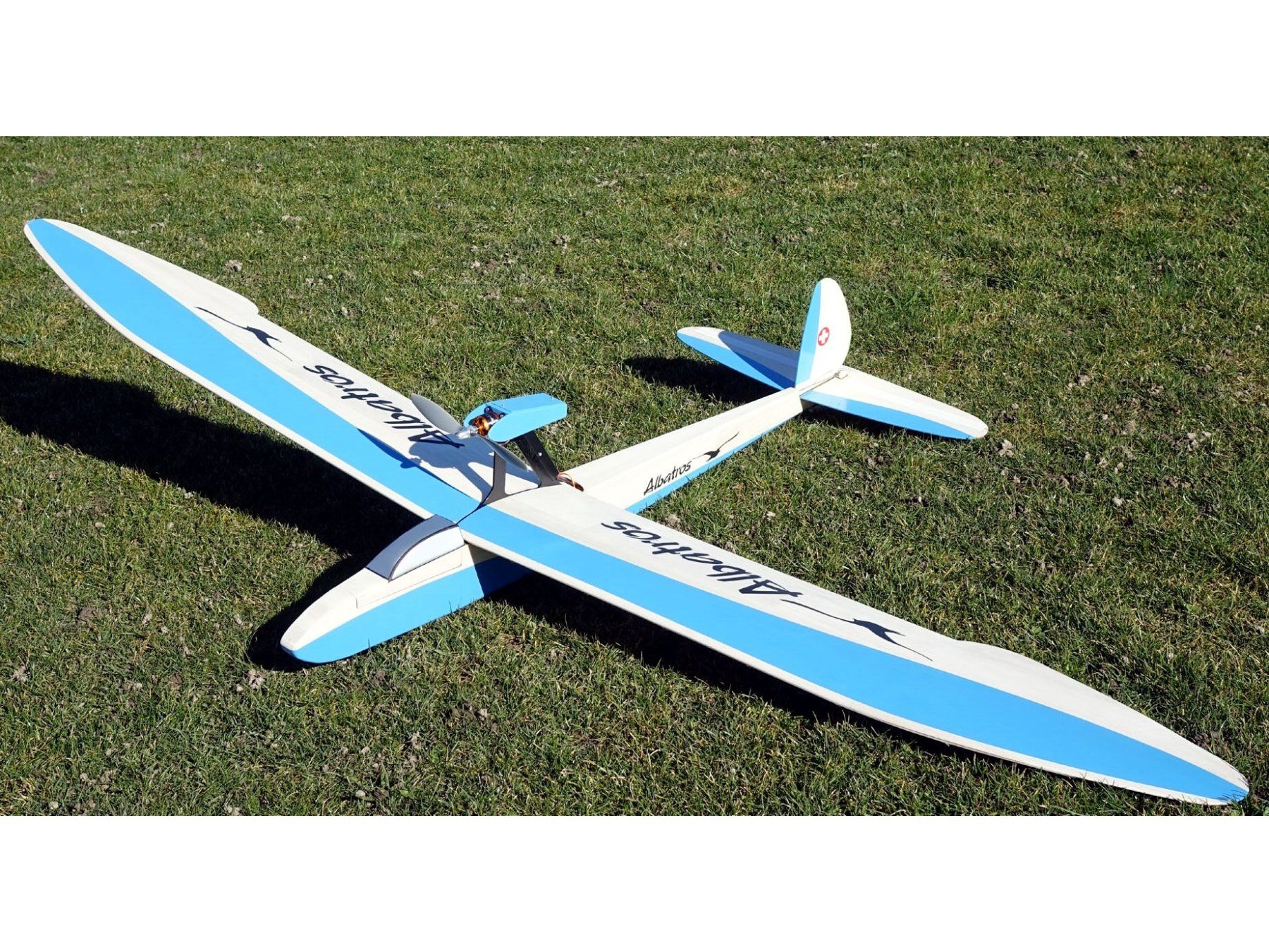 Modellismo RC: Aerobel Albatros, Spw 2000mm - KIT-Bausatz – Nuovo e nell'imballaggio originale da Entlebuch venduto da Hebu