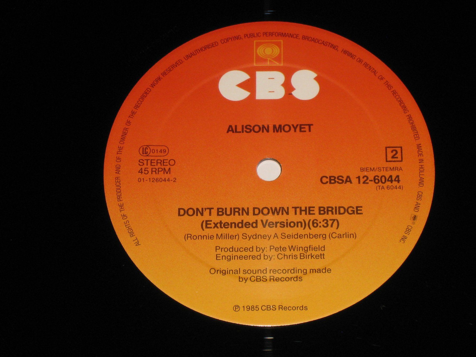 Dischi in vinile: MAXI - ALISON MOYET - THAT OLE DEVIL CALLED LOVE – Usato da Steckborn venduto da Quo7 2