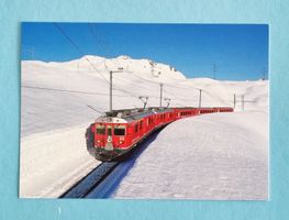 Passo del  Bernina (GR) - Rhätische Bahn - RhB - Winter 2014