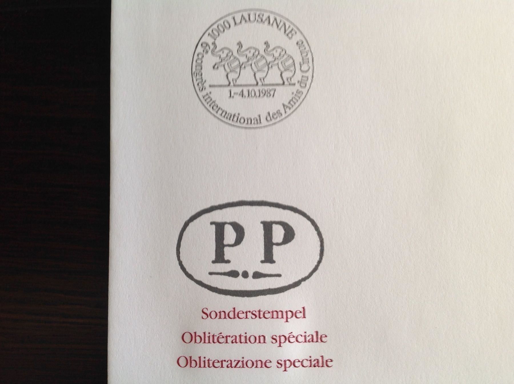 Alle Briefmarken: Sonderstempel Lausanne 1987 – Gebraucht aus Horw von Luki49 2