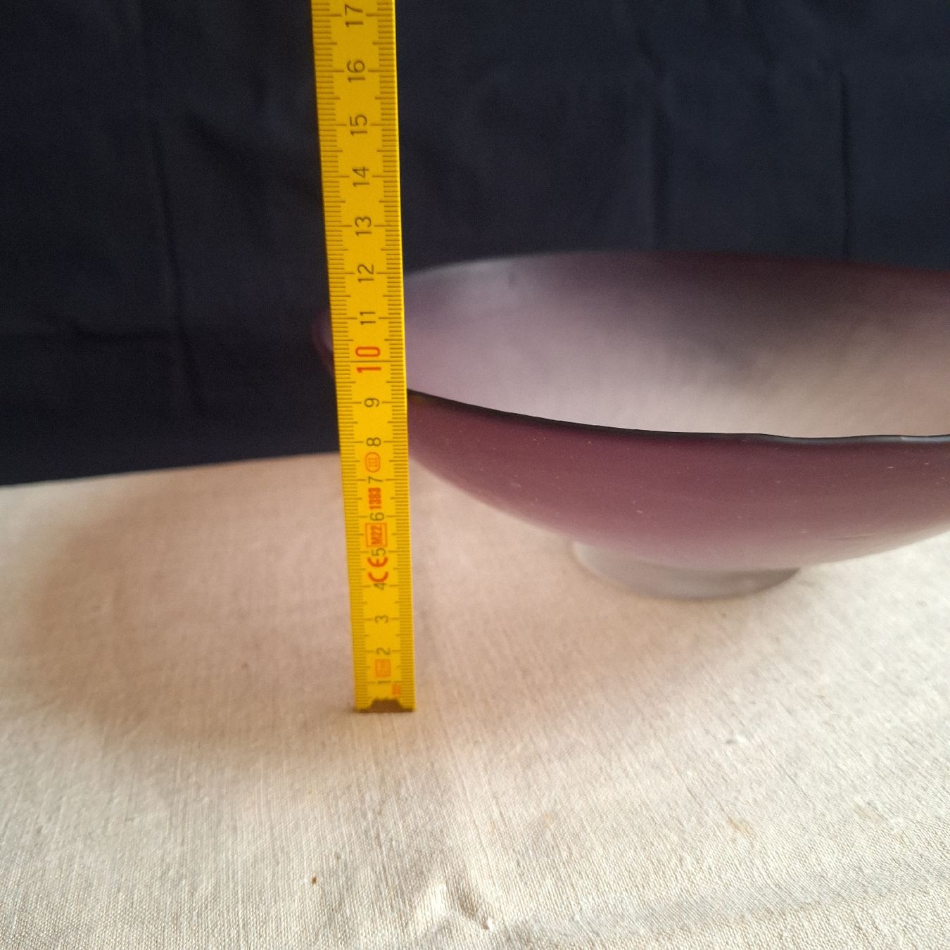 Schalen: Versand möglich! Elegante Glasschale, Schüssel, – Gebraucht aus Winterthur von Goldpipau 3