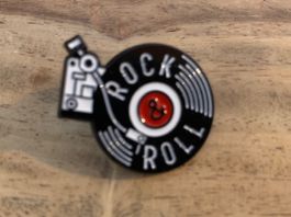 Pin Plattenspieler Rock & Roll