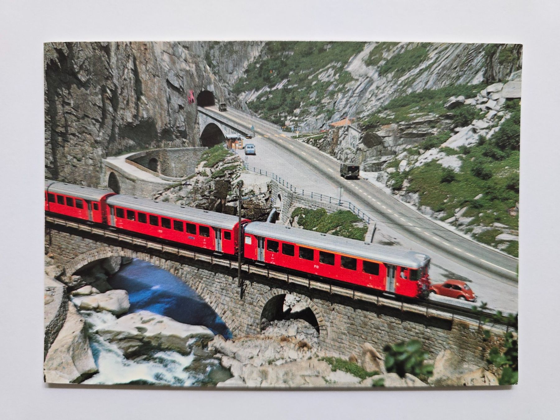 Cartoline postali: AK Bahnen Schöllenenbahn alt – Usato da Dättlikon venduto da Wundertuete_