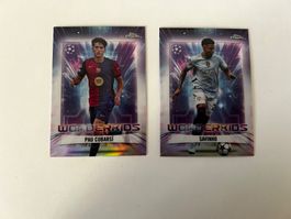 Topps Chrome Champions-League Sammelkarten WONDERKIDS
