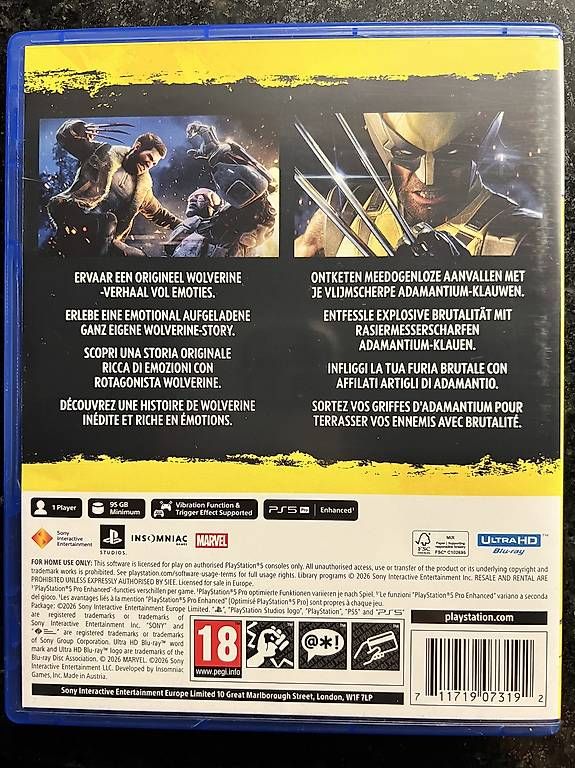 Marvel Jeux: PS5 - Marvels Wolverine – D'occasion à Bern par JoVee 1