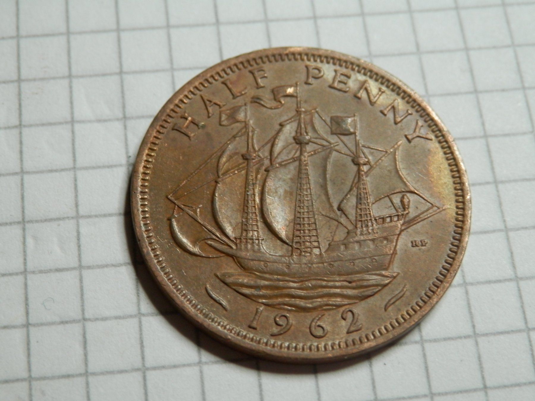 Tutti le monete: Großbritannien ½ Penny, 1962 – Usato da Weiach venduto da weiach81