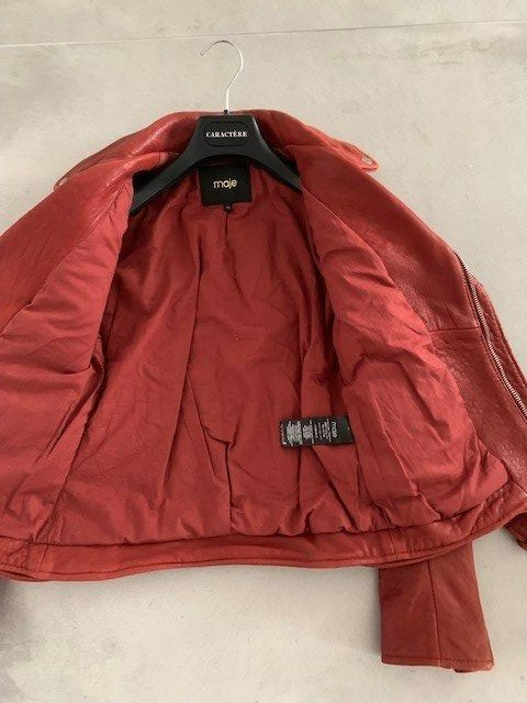 Maje Giacche: Veste en cuir couleur rouille de Maje – Nuovo (secondo la descrizione) da St-Aubin-Sauges venduto da Juliezan 5