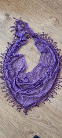 Schal Violett