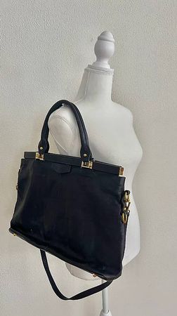 Tasche Leder dunkelblau