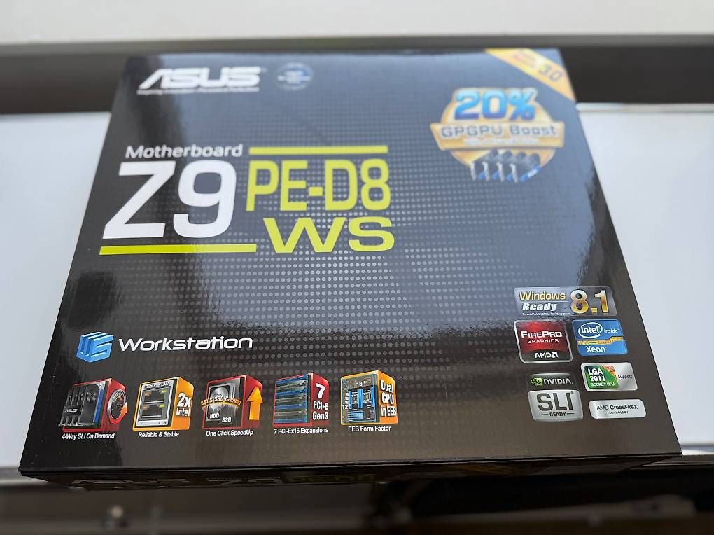 Asus Schede madri: ASUS Z9 PE-D8 WS – Nuovo e nell'imballaggio originale da Zürich venduto da EFEXGmbH