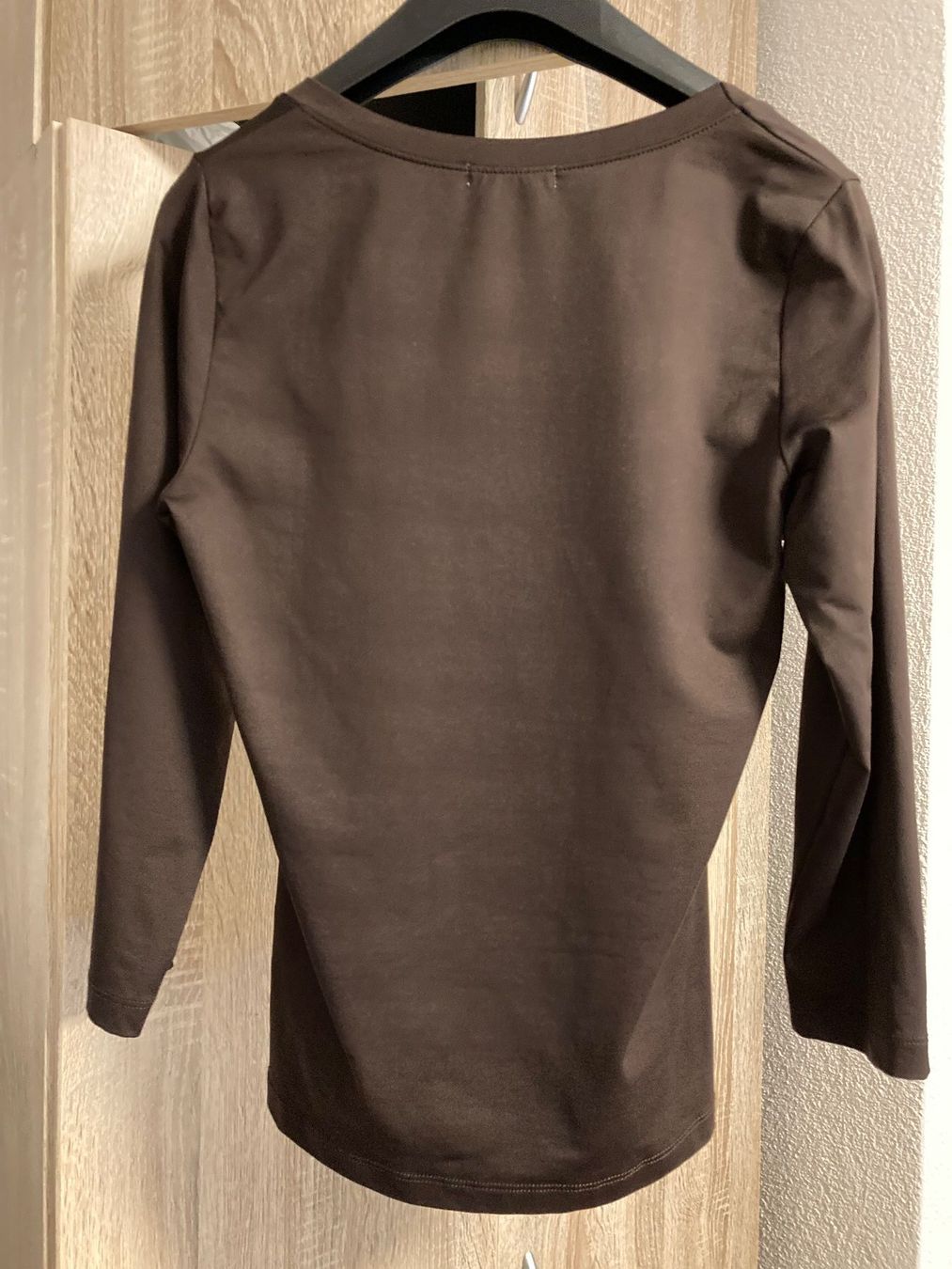 T-shirt: Braunes Shirt, Zero Base, Grösse 36 Glanz – Nuovo (secondo la descrizione) da rheineck venduto da norwegianwood52 2